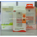 Boîtes d'impression pliante personnalisées pour emballage en plastique (PVC 009)